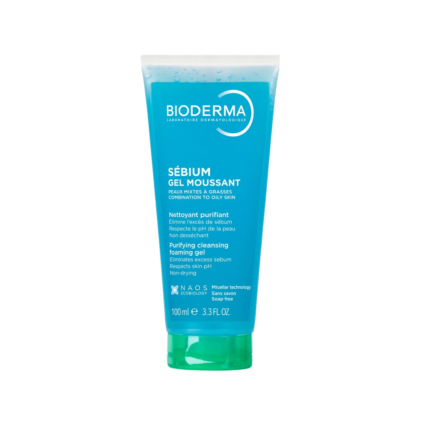 Bioderma - Face Cleanser - Sébium - Makeup Removing Cleanser - Skin Purifying - Face Wash for Combination to Oily Skin
