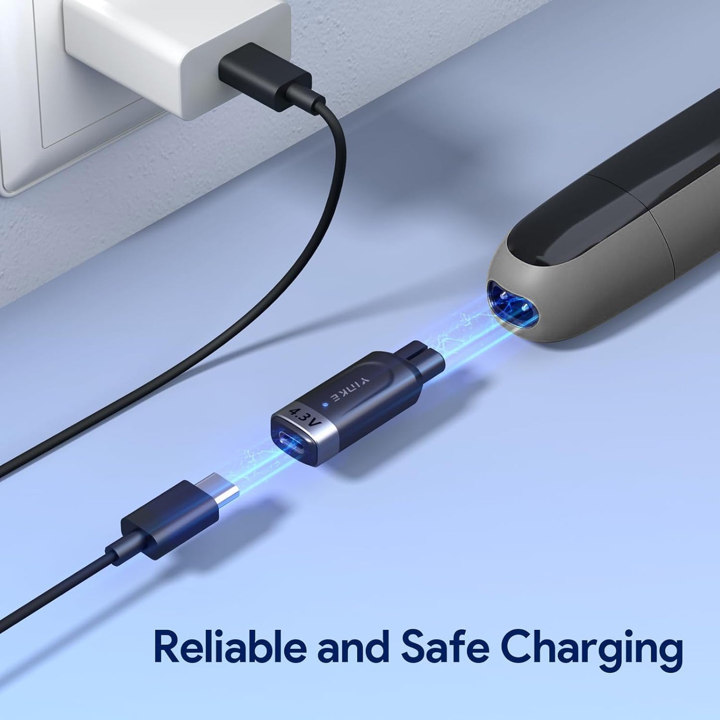 Type-C Shaver Adapter Charging Converter for Philips Norelco Oneblade
