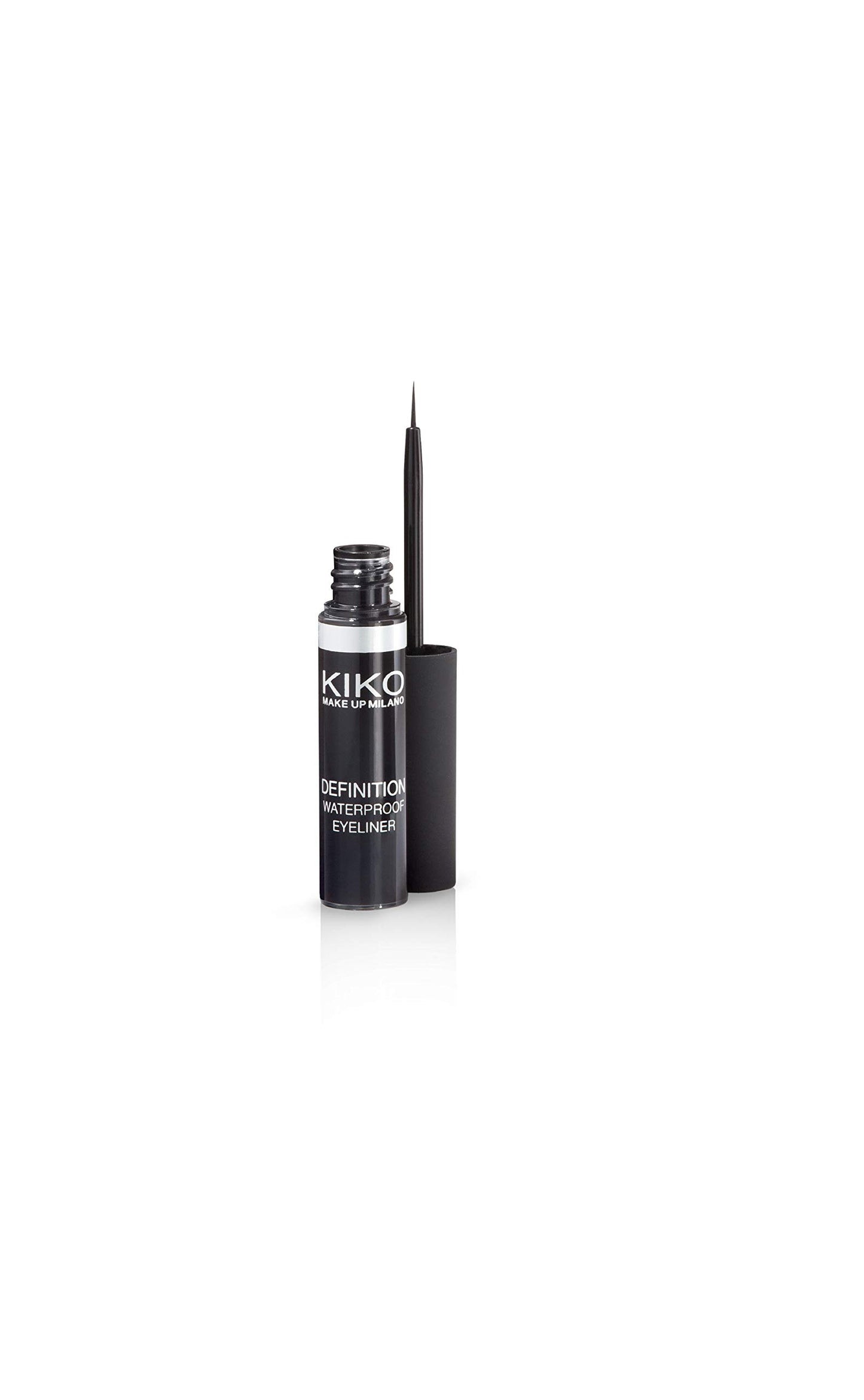 Kiko Milano Definition Waterproof Eyeliner – Precise, Long-Lasting Liquid Eyeliner, Smudge-Resistant, Intense Black, Easy Application – 2.5ml