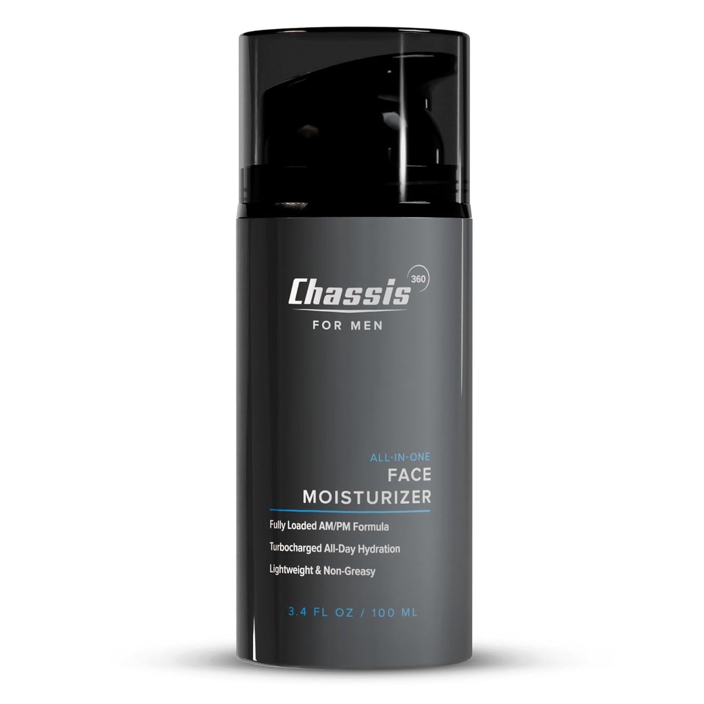 Chassis 360 All-In-One Face Moisturizer - Hydrating Lotion for Men with Vitamin C, Niacinamide & Hyaluronic Acid | 3.4 Fl Oz