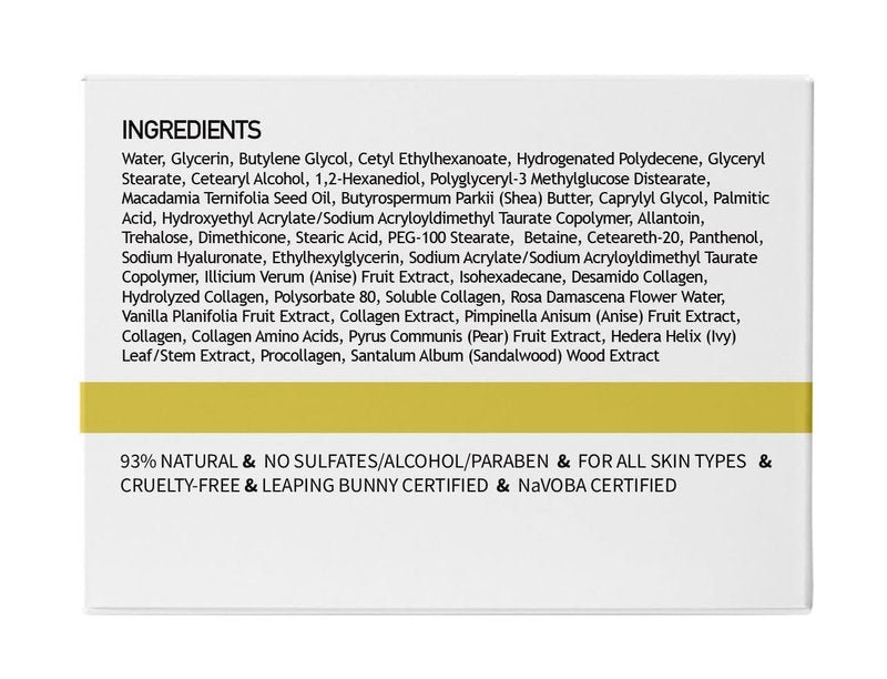 CLARA'S NEW YORK Advanced Rejuvenating Collagen Cream, Anti-Wrinkle and Made for Healthy Glowing Skin, Rich, Non-sticky, Fast-absorbing Formula 50ml MADE IN USA
