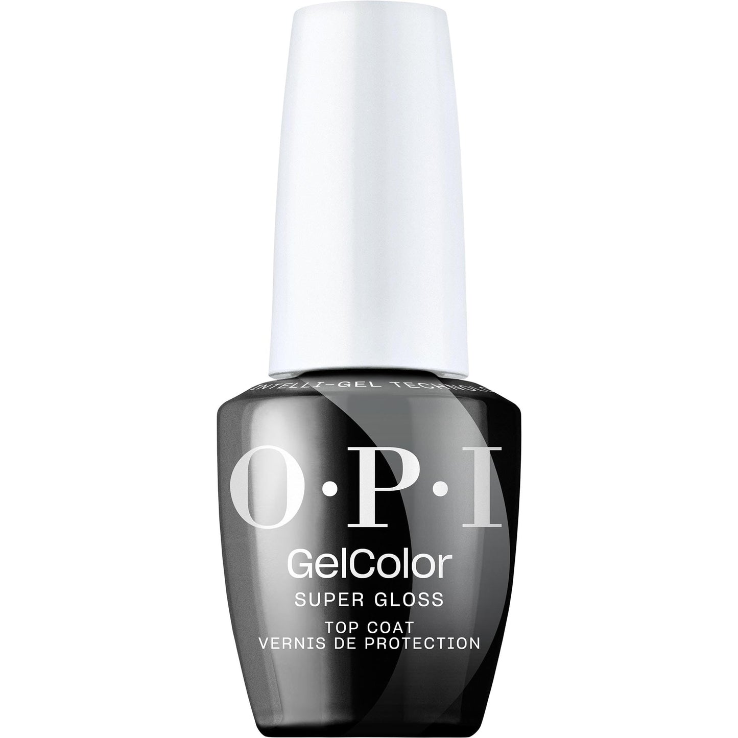 OPI GelColor Super Gloss Top Coat | LED Cure Gel Nail Polish with High Shine Finish | Protects Color, Scratch-Resistant & Prevents Chipping | 0.5 Fl Oz