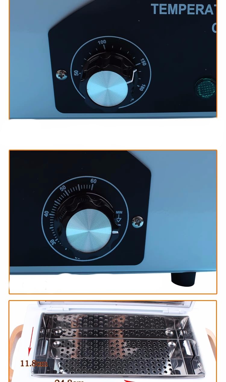 Smedent Nail Tool Sterilizers,Mini High Temperature Autoclave Machine with Timer