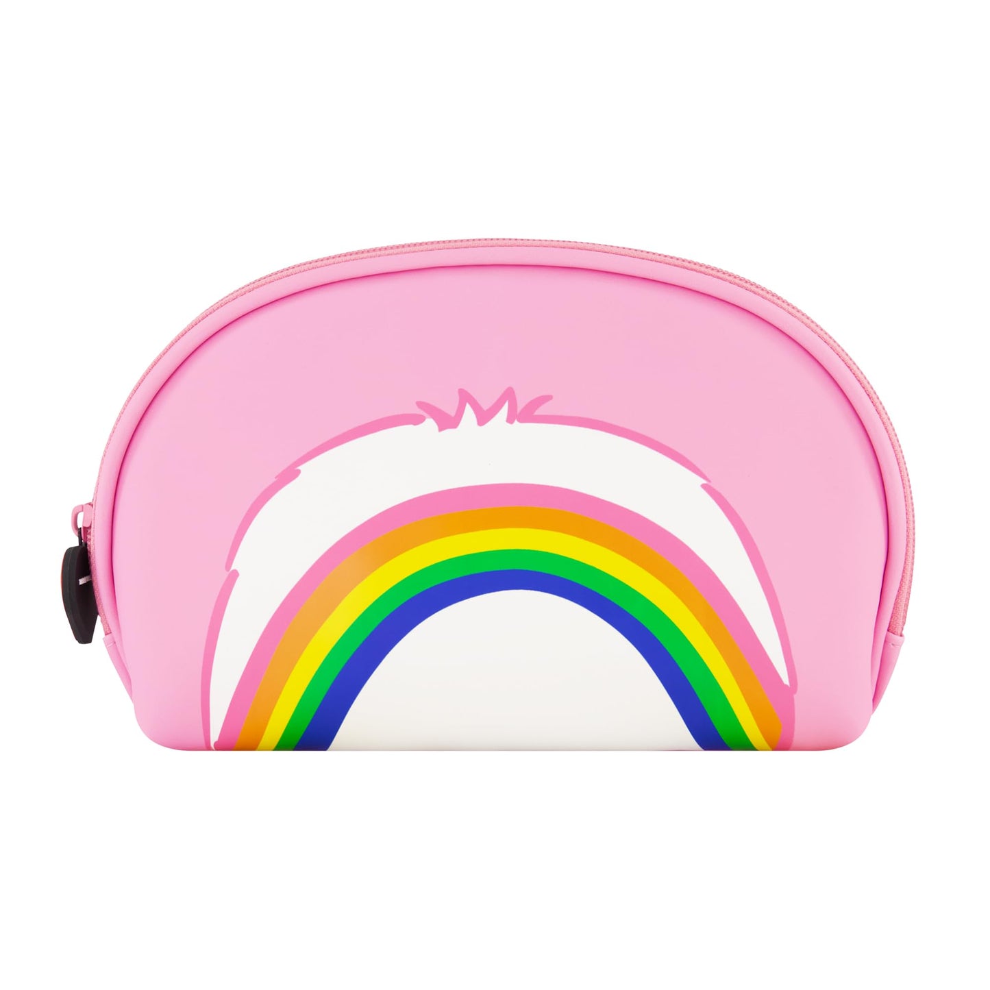 Concept One Care Bears Cosmetic Case Set, Rainbow and Cheer Bear 2-Piece Travel Cosmetic Carry Set with Zippers, Multi