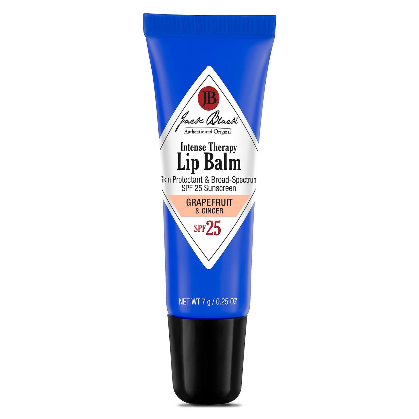 Jack Black , Intense Therapy Lip Balm SPF 25, 0.25 Ounce, Grapefruit/Ginger
