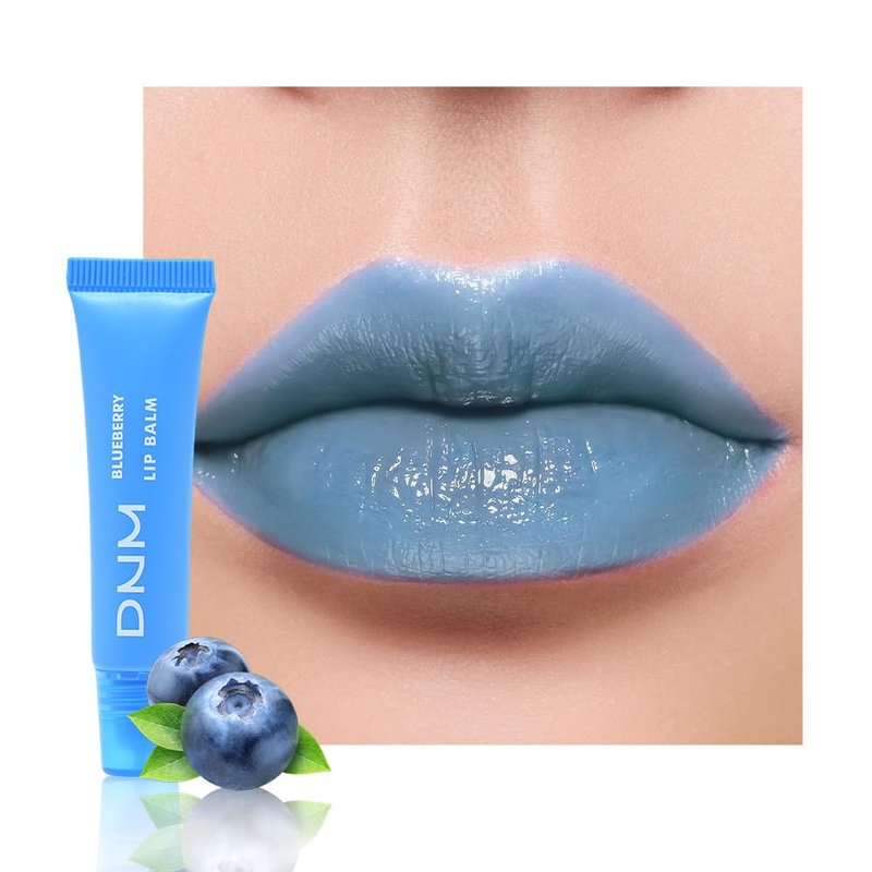 Blueberry Tinted Lip Balm - Nourishing Moisturizer for Dry Lips | Hydrating, Lightweight Gloss, 04#