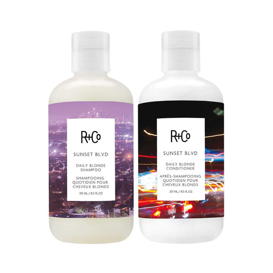 R+Co Sunset Blvd Daily Blonde Shampoo & Conditioner Duo - 8.5 Fl Oz Each