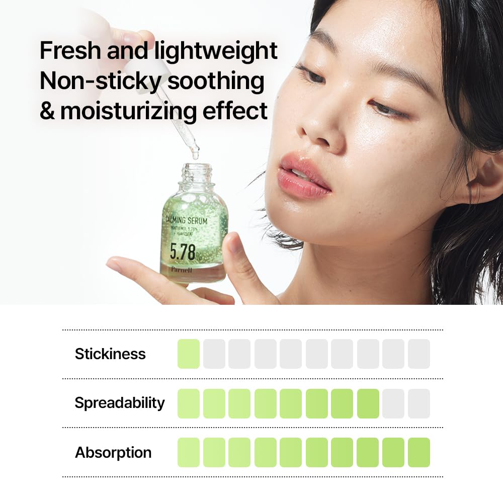 Parnell Panthenol 5.78% | 30ml / 1.01 fl.oz. | Heartleaf Calming Serum, soothing & moisturizing serum, korea skin care, korea beauty