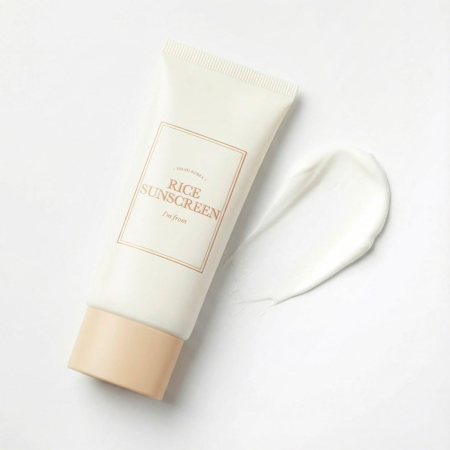 [I'm from] Rice Sunscreen 50ml, Physical, rice extract 41%, Non-nano zinc oxide, Reef friendly, skin sun protection