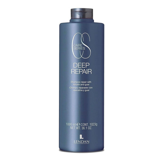 Lendan - Repairing Shampoo - Deep Repair - 1000 ml - for Damaged and Devitalized Hair - with Hydrolyzed Keratin - Deeply Repairs Hair - Adds Shine and Structure - Anti-Frizz