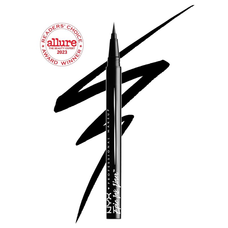 NYX On The Rise Volume Liftscara & Epic Ink Waterproof Eyeliner Bundle - Black Vegan Formula