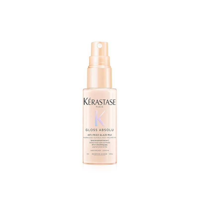 Kerastase Gloss Absolu Anti-Frizz Glaze Milk - Hydrating & Smoothing Treatment for Long Hair | Detangles & Protects from Heat