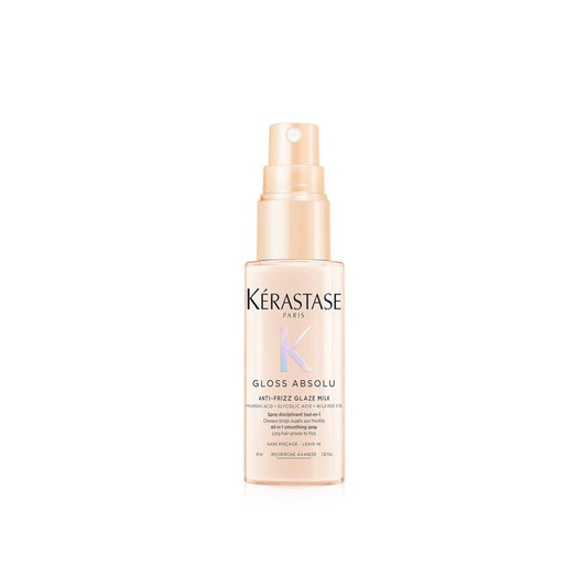Kerastase Gloss Absolu Anti-Frizz Glaze Milk - Instantly Detangles, Hydrates & Smooths, Eases Blow-Dry, Absorbs Frizz & Fly-Aways, Protects from Heat & Humidity, For Long Hair