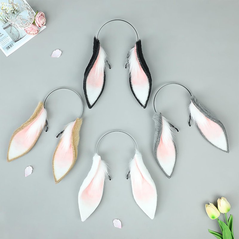 Cosplay Bunny Ears Headband - Furry Rabbit Ears for Women | Perfect Party Accessory