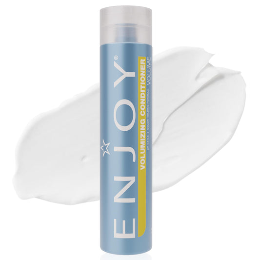 Enjoy Volumizing Conditioner, Lightweight Moisture and Body for Fine or Limp Hair, Shine-Enhancing and Fuller-Looking Strands, pH 4.5–5.5, 10.1 Fl Oz