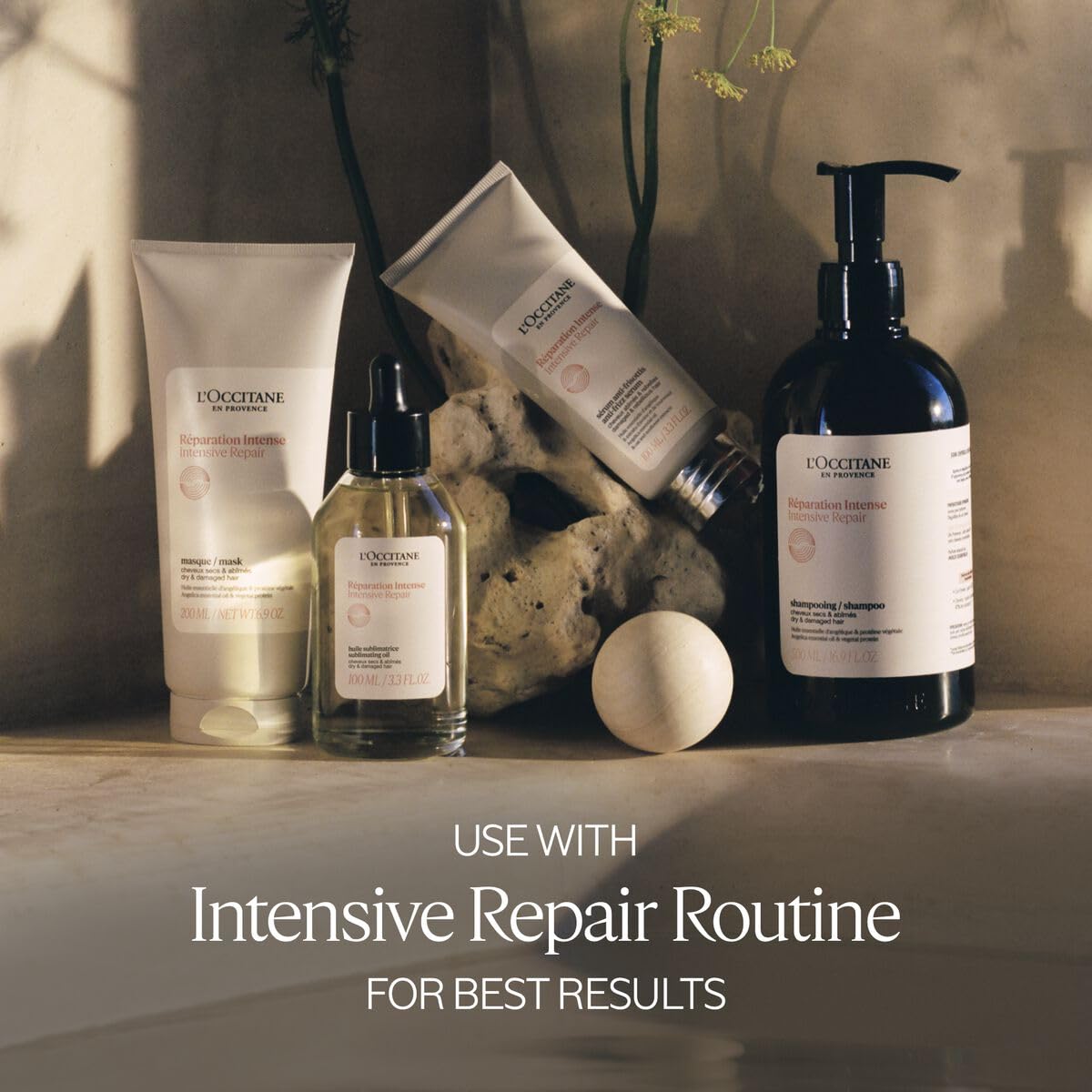 L'OCCITANE Intensive Repair Anti-Frizz Serum 3.30 fl oz
