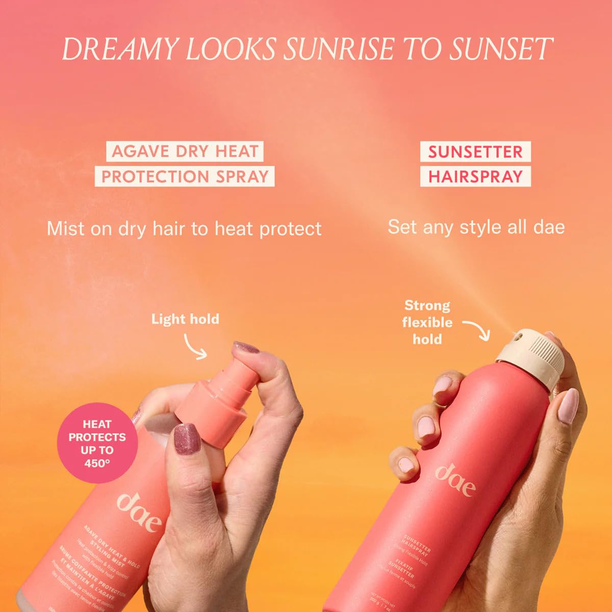 DAE Agave Dry Heat & Hold Styling Mist