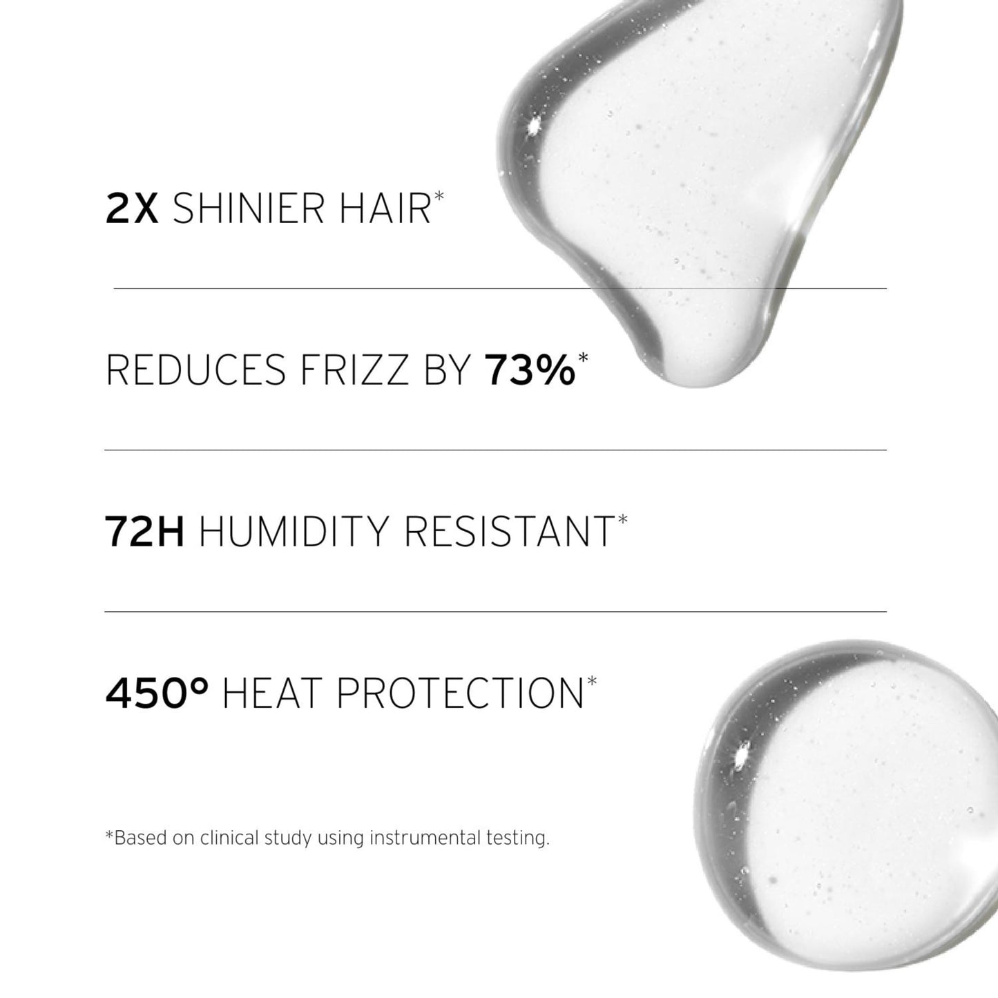 FEKKAI Brilliant Gloss Glass Hair Anti-Frizz Oil Serum - 3.4 oz - Shiny, Glossy, Hydration, and Heat Protection - Salon Grade, EWG Compliant, Vegan & Cruelty Free