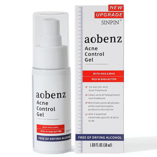 Control Gel with 2% Salicylic Acid & Botanical Extracts - Acne Treatment for Face & Body, Gentle for All Skin, 1.7 FL