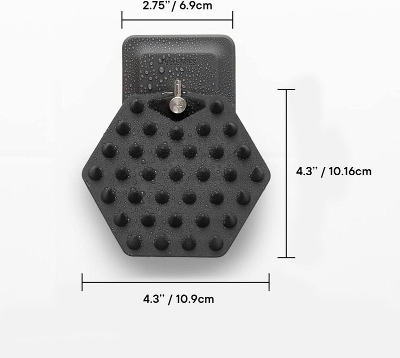 Scalp Scrubber - Silicone Exfoliating Hair Scrubber for Men | Bath & Shower Accessory with Grip Technology