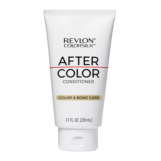 REVLON ColorSilk After Color Conditioner for Color Treated Hair, Moisturizing & Strengthening Bond Repair with Vegan Keratin, For All Hair Colors & Types, 7.10 fl oz
