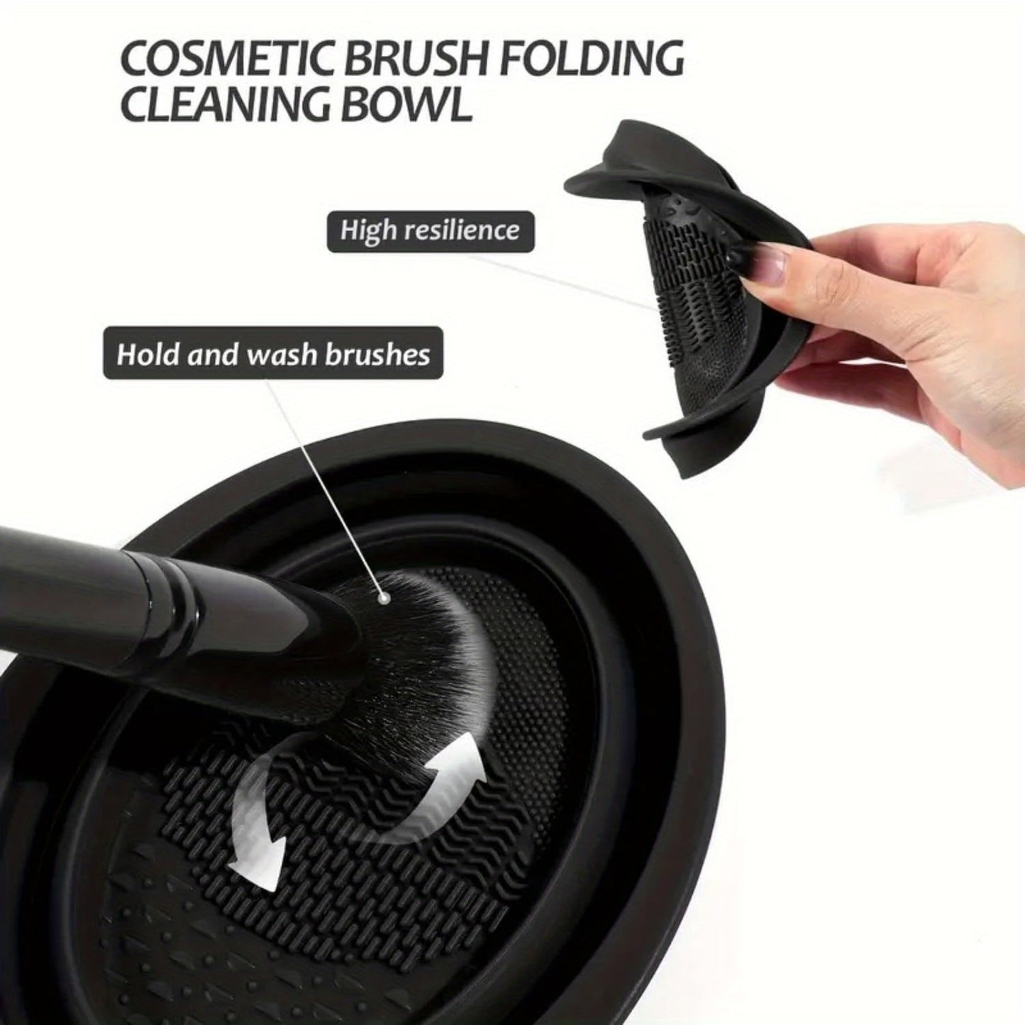 Professional 47-Piece Black Makeup Brush Set - Premium Synthetic Brushes for Blush, Foundation, Eyeshadow & Concealer | Includes Beauty Blender Sponge