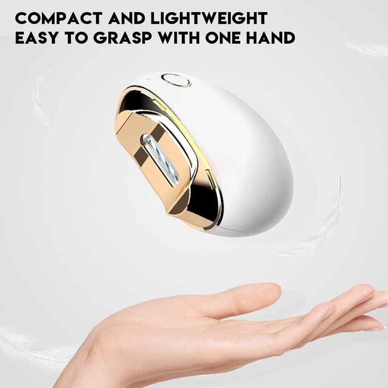 Automatic Electric Nail Clipper - Safe & Splatter-Free Design for Kids & Seniors | Compact White