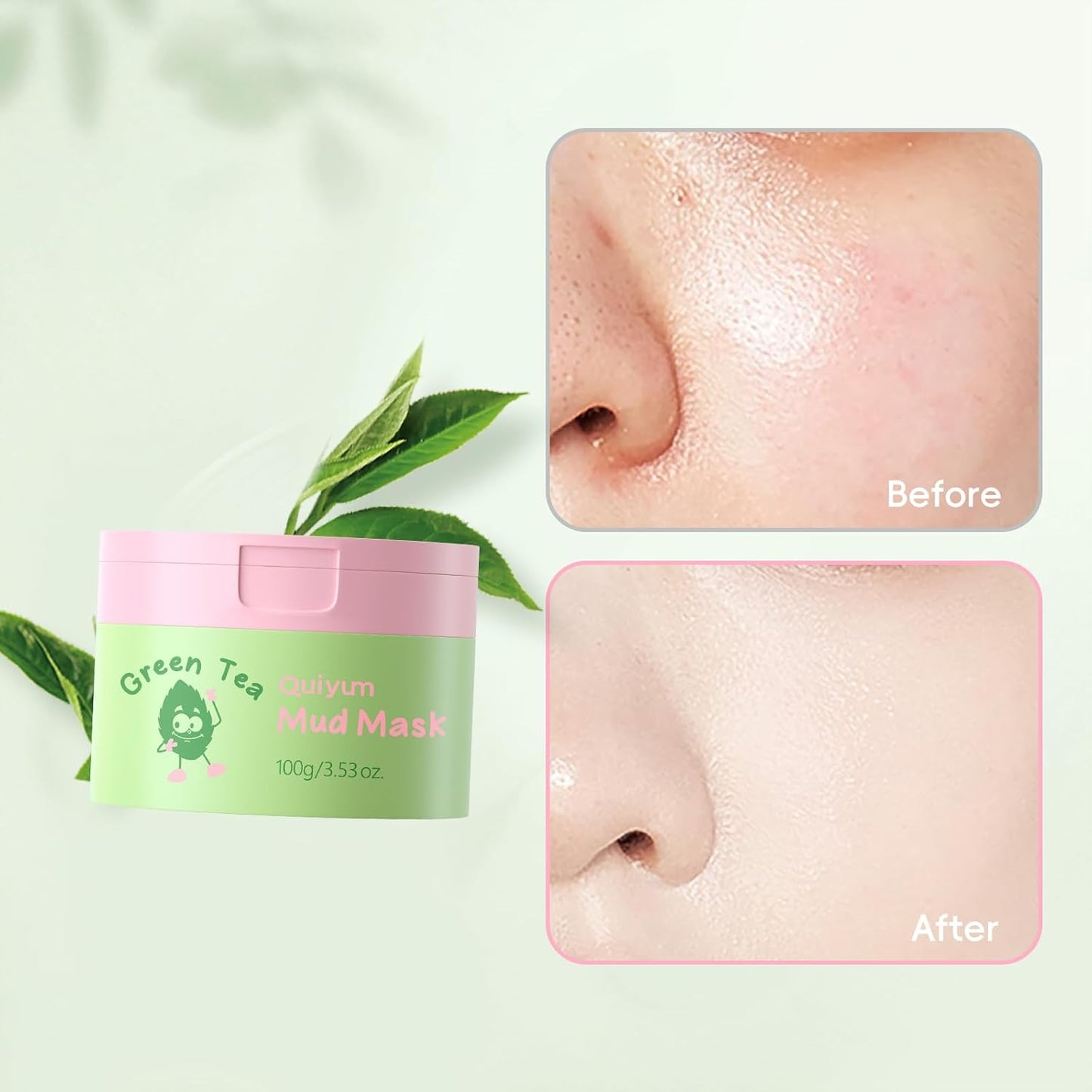 Green Tea Skin Care Gift Set | Facial Skincare for Teens - Oil Control, Moisturizing Toner, Cleanser & More