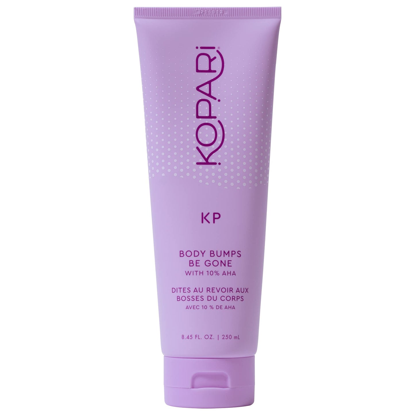 Kopari KP Scrub Full Size and Travel Size Set | Body Bumps Be Gone Scrub with 10% AHA, to Smooth Skin, Reduce Bumps, Decongest Pores, Clarifying, Gently Exfoliate & Wash | 8.45 fl oz and 2 fl oz