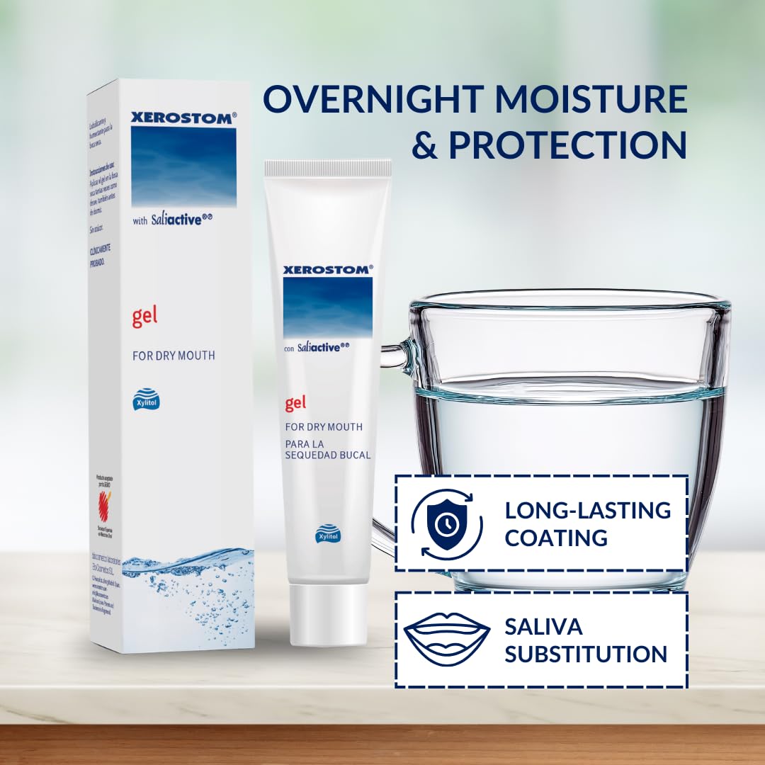Saliactive Gel for Dry Mouth Relief - 25ml Moisturizing Formula