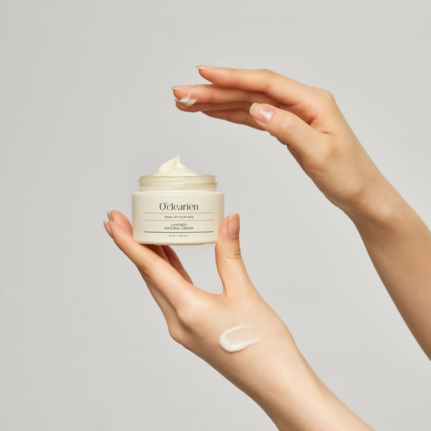 [O’CLEARIEN] Hydrating Face Cream for Sensitive Skin – Anti-Aging, Soothing & Nourishing Moisturizer with Hyaluronic Acid, Paraben Free, 1.69 fl.oz