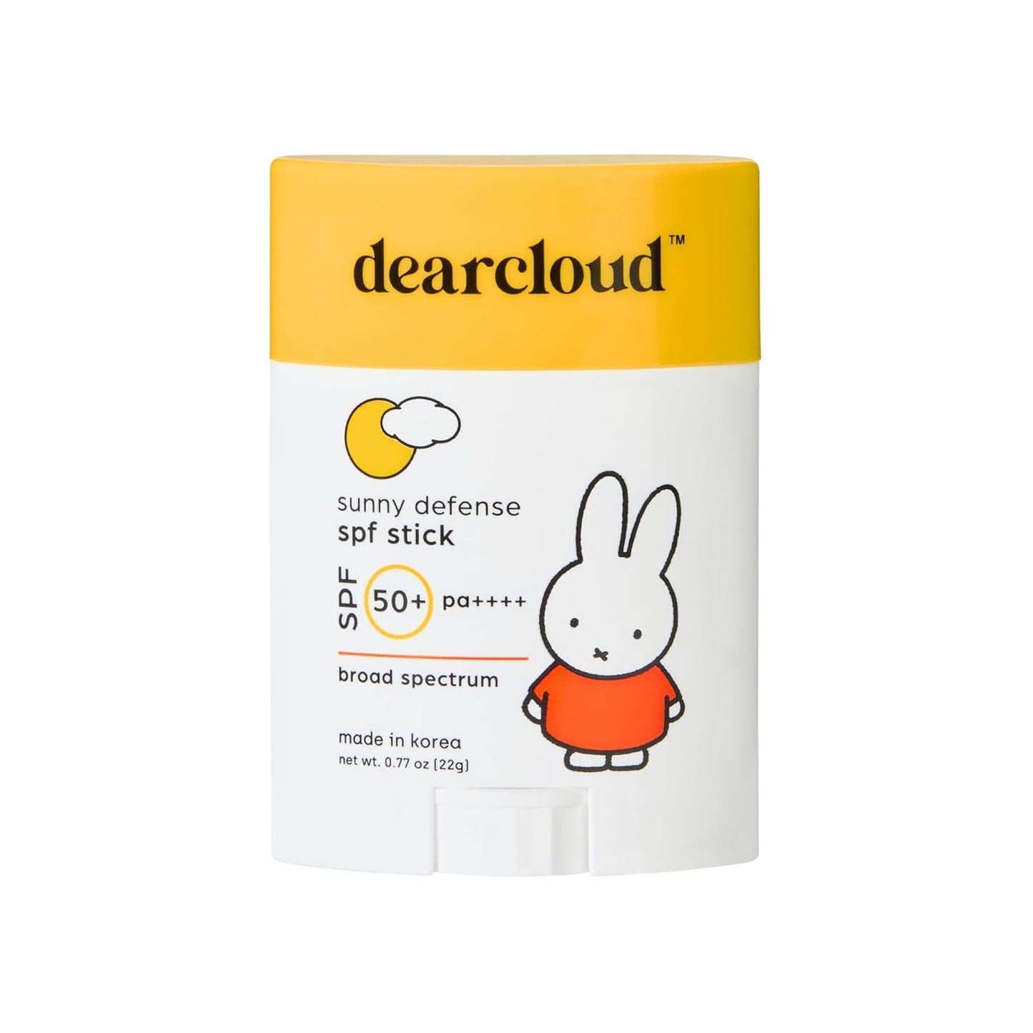 Miffy Sunny Defense Sun Stick SPF 50+ | Korean Sunscreen for Face - Travel Size (.77 oz)
