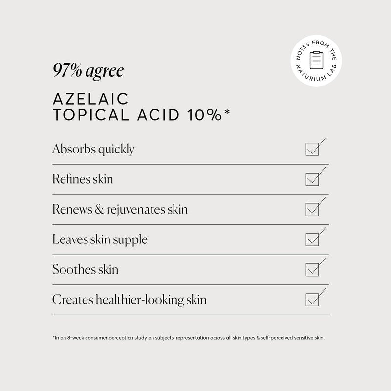 Naturium Azelaic Topical Acid 10% Jumbo, Face & Skin Care Beauty Treatment with Niacinamide & Vitamin C, 2 oz
