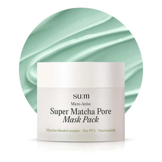 Micro-Active Super Matcha Pore Mask Pack - Pore Refining & Oil Control | 3.38 fl oz, Exfoliating Formula with Matcha & Zinc PCA