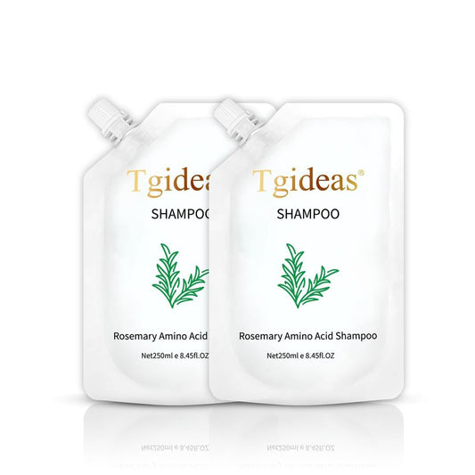 Tgideas Rosemary Biotin Amino Acid Shampoo, Hair Growth Shampoo for Women and Men, Thinning Hair Loss Natural 8.45 fl oz, Two-Pieces
