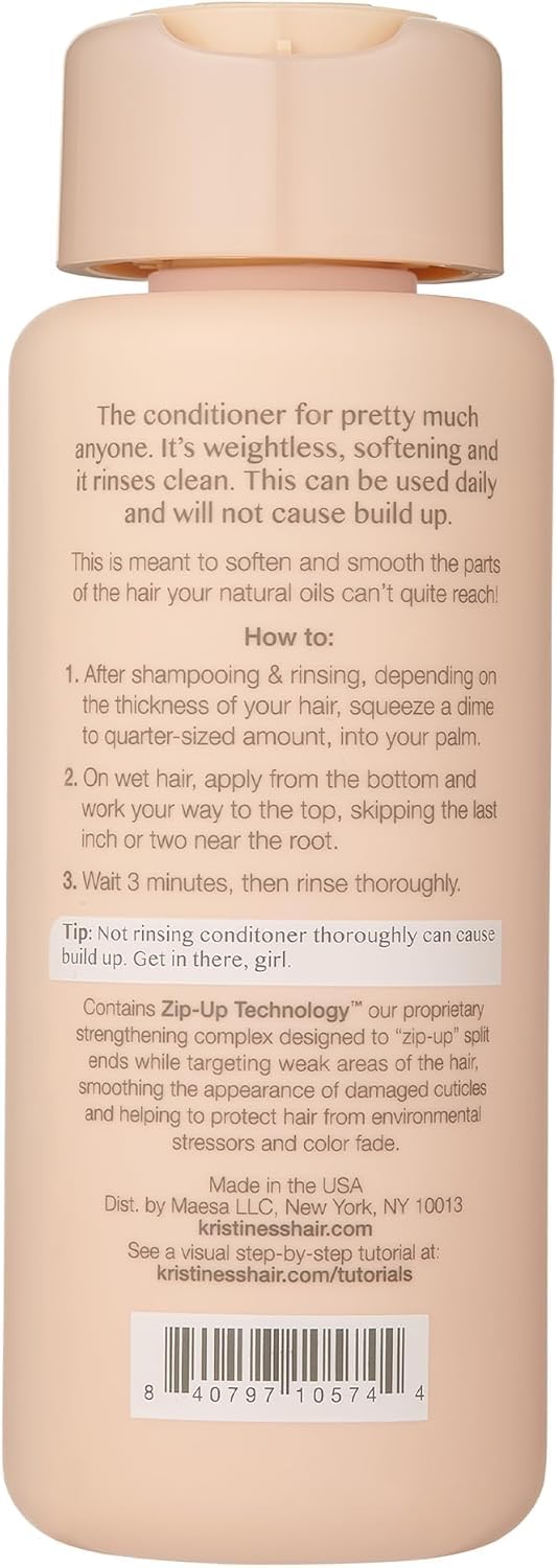 Kristin Ess Hair The One Signature Conditioner for Dry Damaged Hair - Moisturizes, Smooths, Detangles + Softens Hair - Sulfate Free, Color + Keratin Safe, 10 fl. oz.
