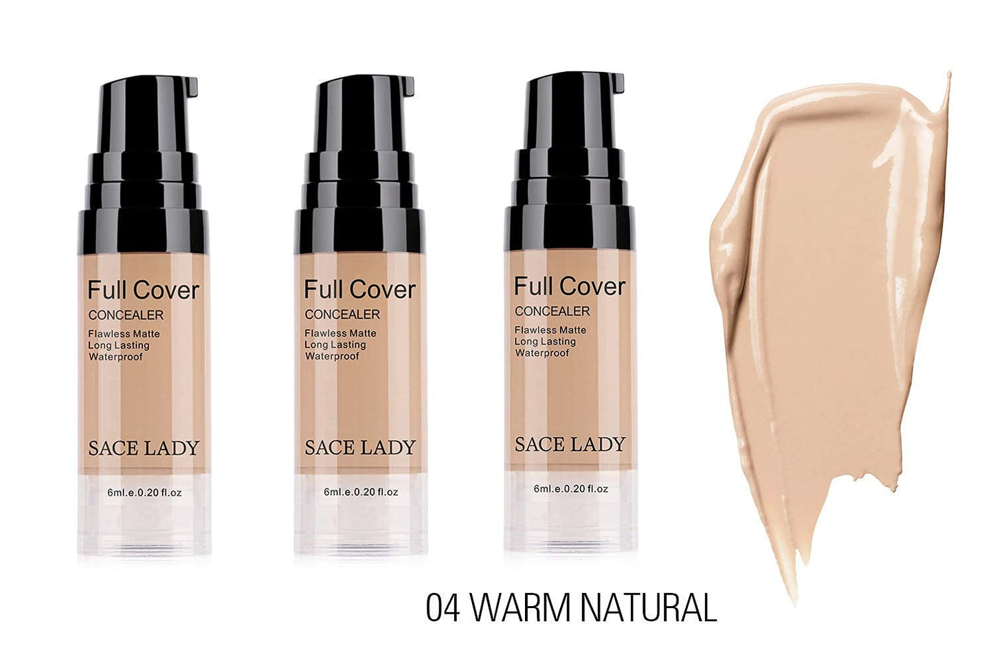 Face Primer Makeup(3Pcs) & Full Cover Concealer(3Pcs) Women Makeup Set, Smooth Creamy Cosmetic Perfectly Cover Face Body Blemishes,Tattoos,Brown Spots,Eye Circles