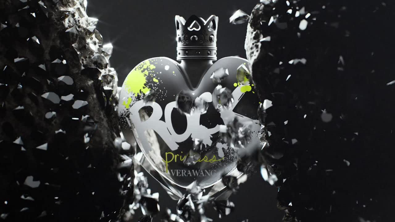 Vera Wang Rock Princess Eau de Toilette - Women's Fragrance with Peach, Jasmine & Vanilla | 3.4 fl oz Travel Size