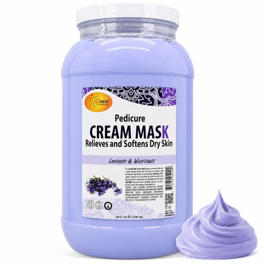 Body and Foot Cream Mask - Lavender & Wildflower Hydrating Treatment | 128 Oz for Tired Feet & Skin