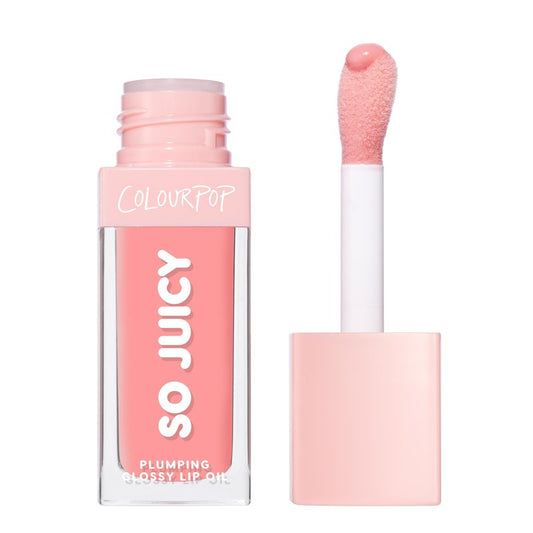ColourPop So Juicy Plumping Glossy Lip Oil - Hydrating & Plumping Lip Oil with a Sheer Wash of Non-Sticky Color - Infused with Peptides, Ceramides & Ginger