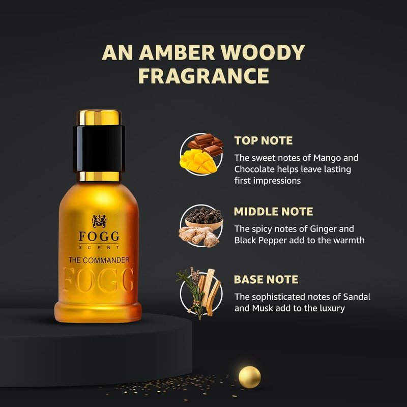 Fogg Scent Gift Set Of Two, 50Ml + 50Ml(Chief And Commander)