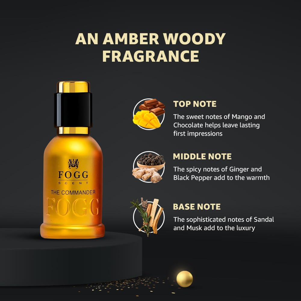 Fogg Scent Gift Set Of Two, 50Ml + 50Ml(Chief And Commander)