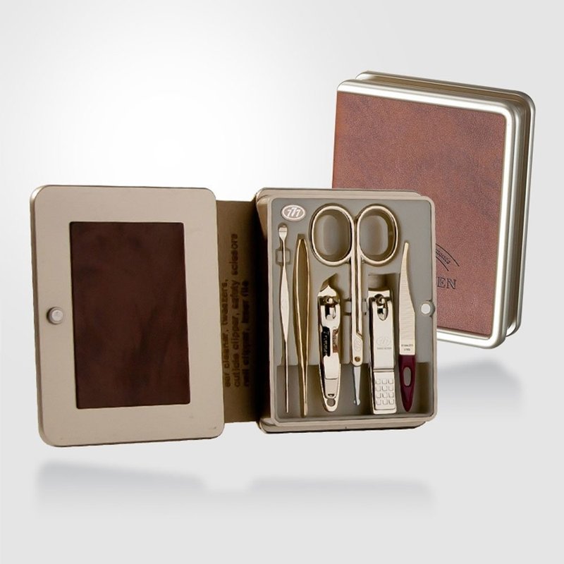 Korean Nail Clippers! World No. 1. Three Seven (777) Travel Manicure Grooming Kit Nail Clipper Set Made in Korea, Since 1975. (5300WG)