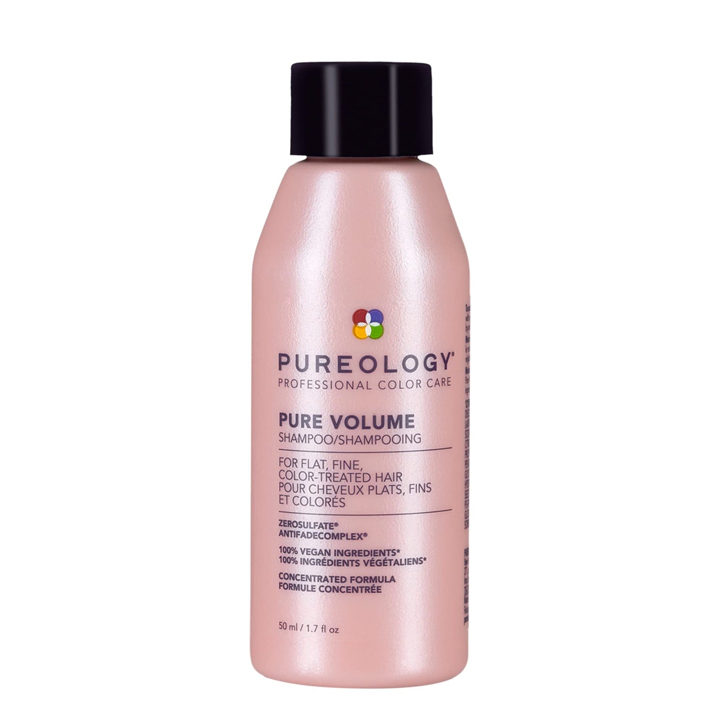 Pureology Pure Volume Shampoo - Enhances Volume and Movement, Lightweight Shampoo for Fine, Flat, Color Treated Hair, Sulfate-Free & Vegan