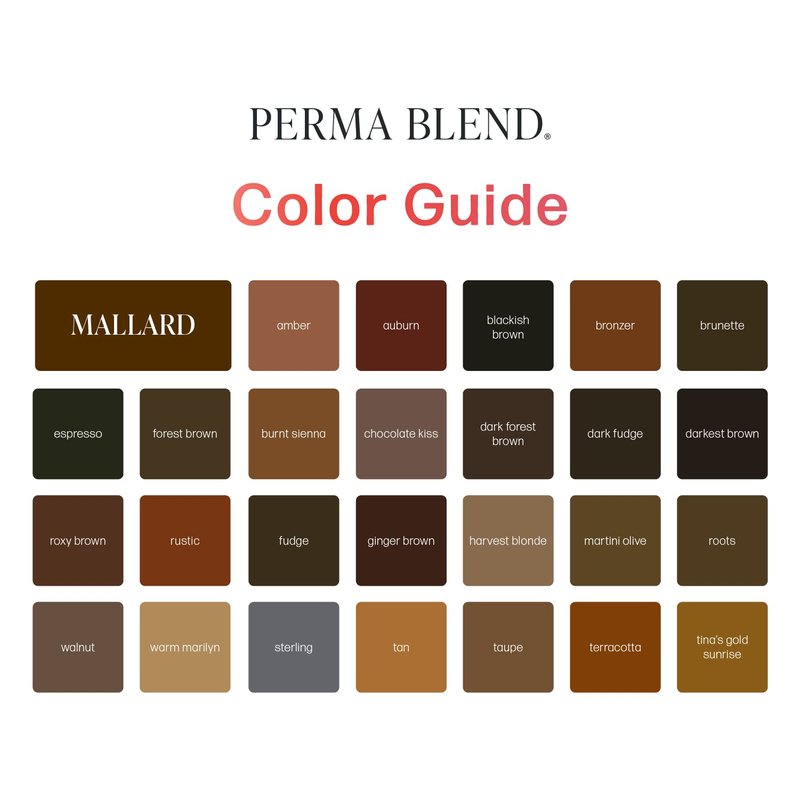 Perma Blend - Auburn - Microblading Ink for Permanent Eyeliner - Professional Tattoo Ink - Red Tattoo Ink Makeup - Vegan (0.5 oz)