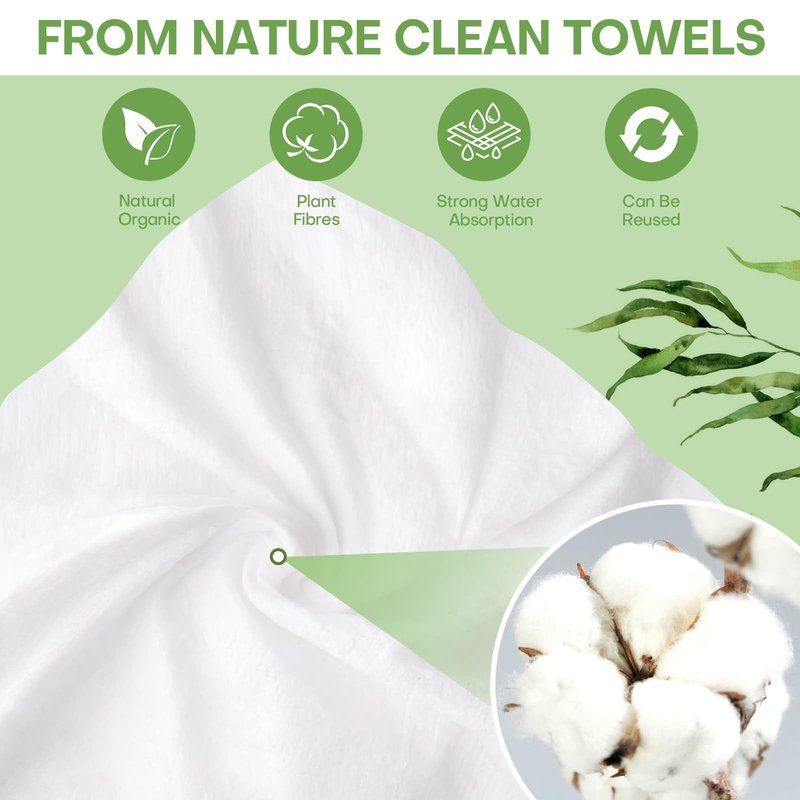 Fancyou Compressed Towel Tablets Bulk 500 Pcs with 4 Dispenser, Mini Coin Tissue Cotton Biodegradable Disposable Washcloths, Portable Facial Towels for Home Travel Office Camping Gym Supplies