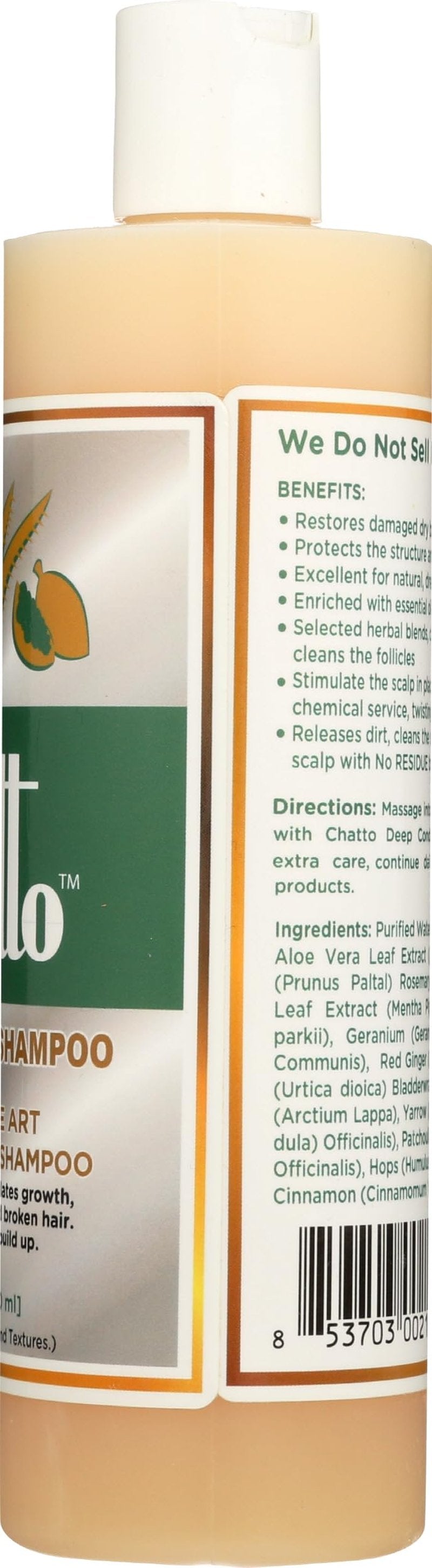 Chatto, Shampoo Residue Free, 12 Ounce