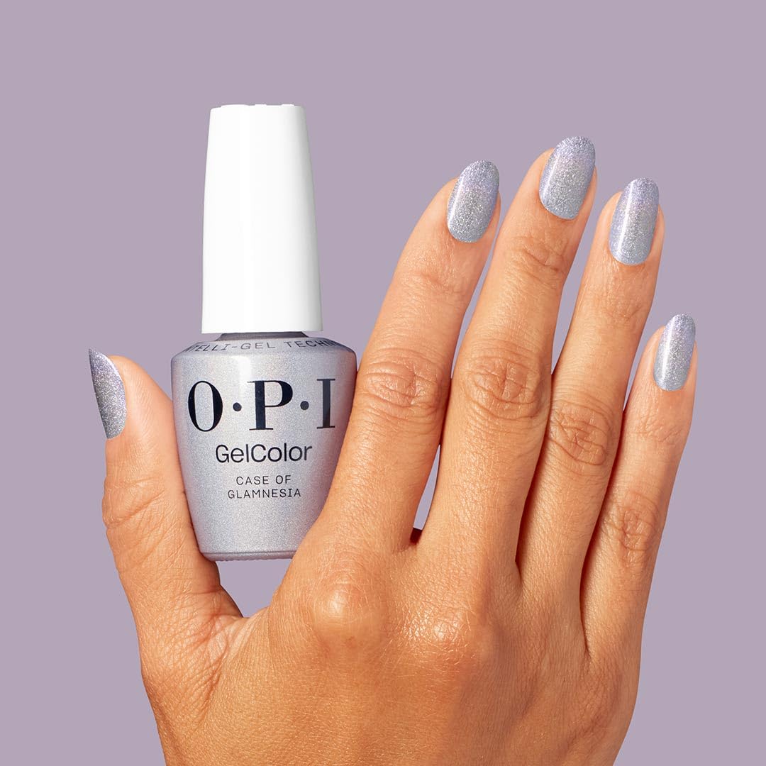 OPI GelColor LED Cure Gel Nail Polish - White, Gray & Black Shades | Long-Lasting, Vegan Formula | 0.5 Fl Oz