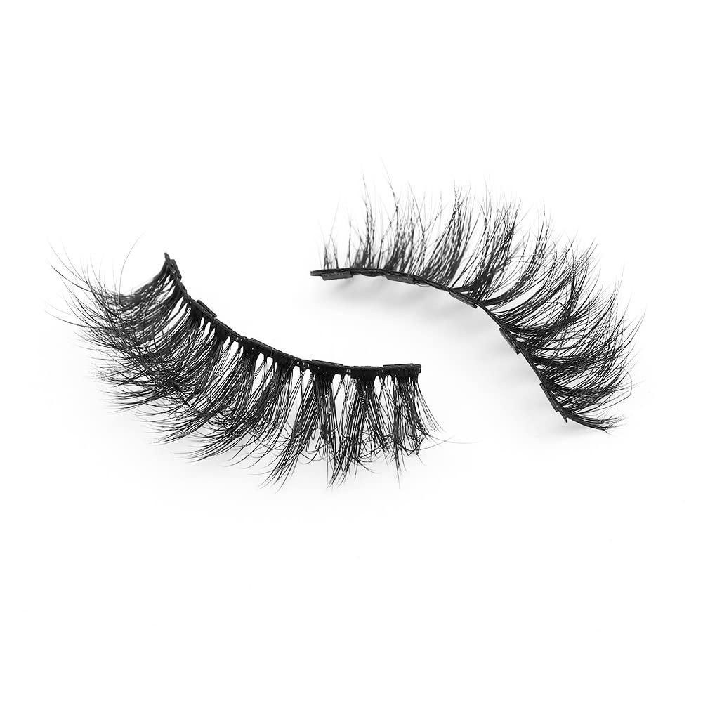 Magnetic Eyelashes Extensions 4Pairs 2Styles Extension Eyelashes Kit,Eyelashes Magnetic Eyelashes With Eyeliner and Tweezer, Natural Look Reusable Magnetic Eyelashes Extensions
