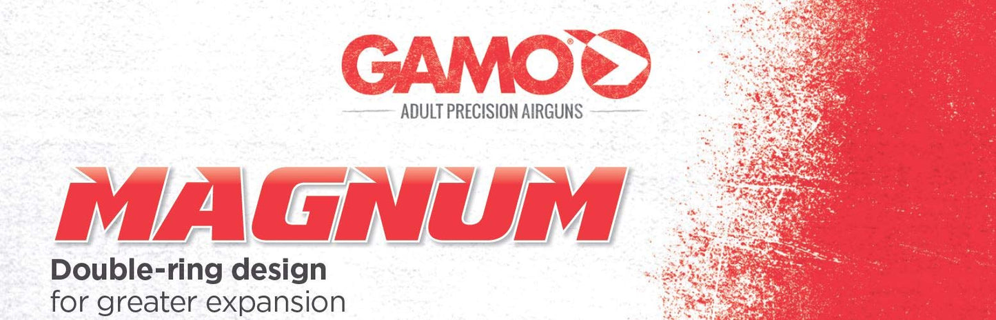 Gamo, Magnum Spire Point Double Ring Pellets .177 Cal, Gamo Magnum Pellets Offer Uncompromising Quality and Maximum Expansion, .177 Caliber, 6320224BT54